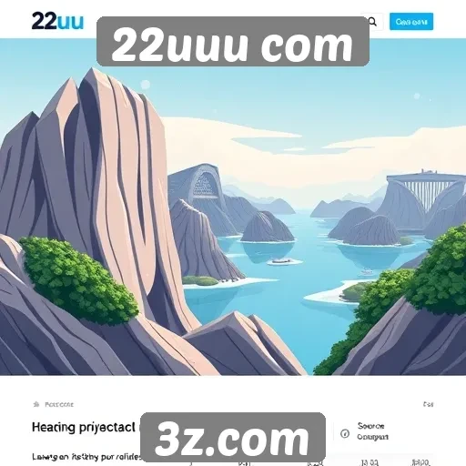 Navegando pela interface do site 22uuu com